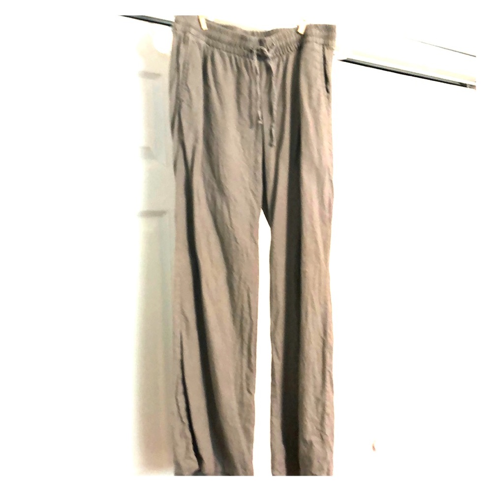 Old Navy Wide Leg Linen Blend Pants Size XS petite
